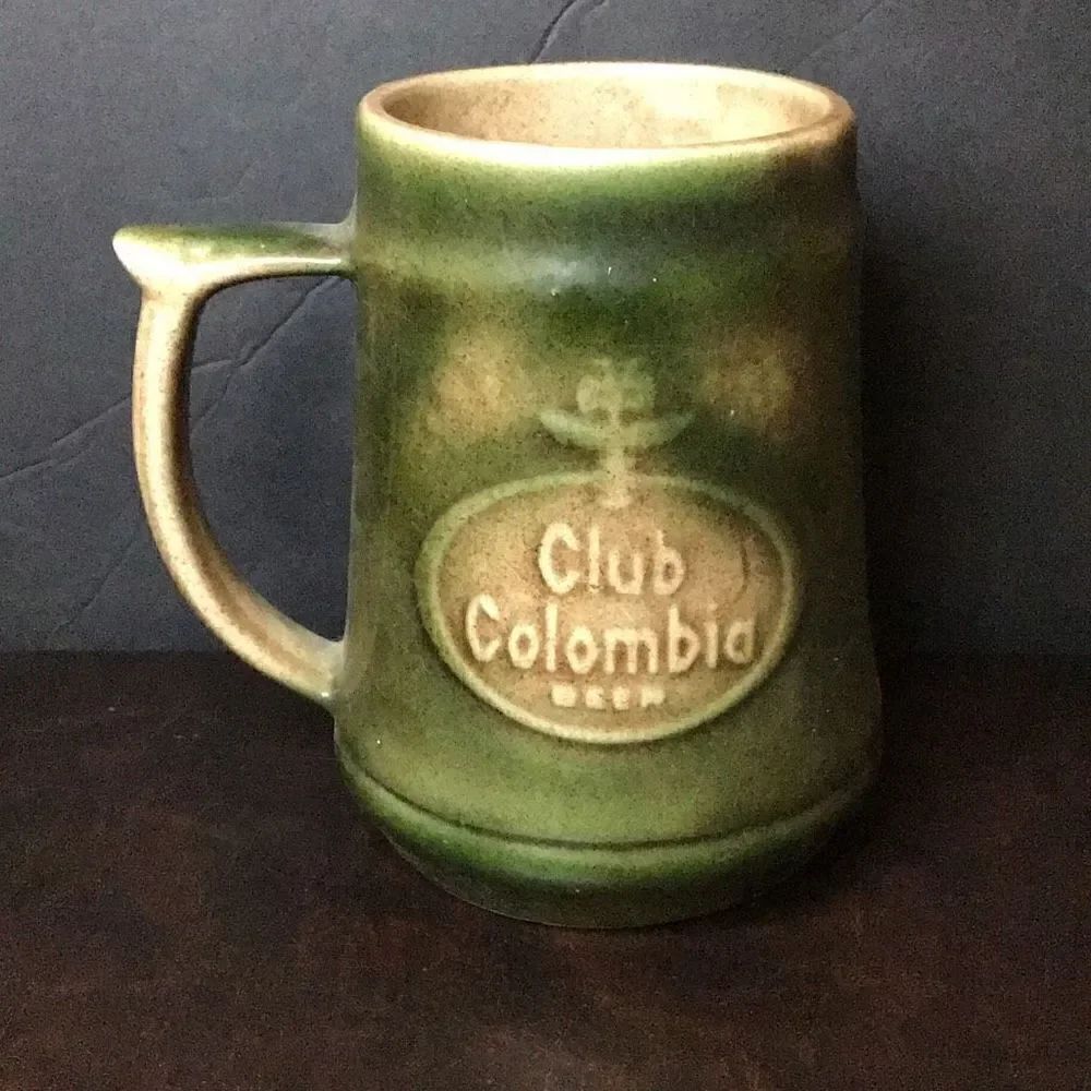 ￼ Mug, vintage club, Columbia, beer mug ￼